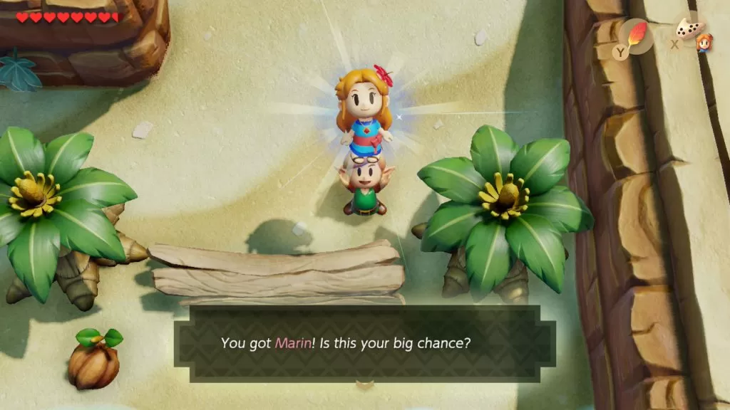 zelda link's awakening where to find marin