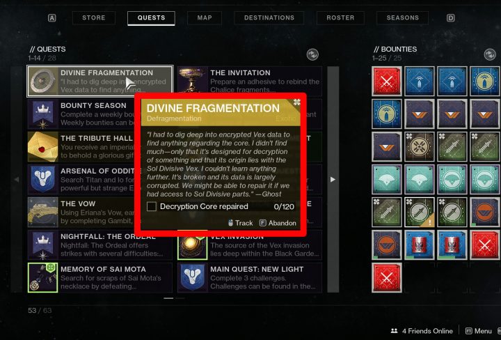 Defragmentation Sol Divisive Vex Decryption Core Repaired Destiny 2