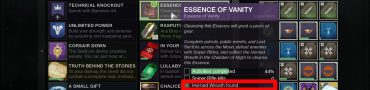Destiny 2 Horned Wreath Location Essence of Vanity Tranquility Quest