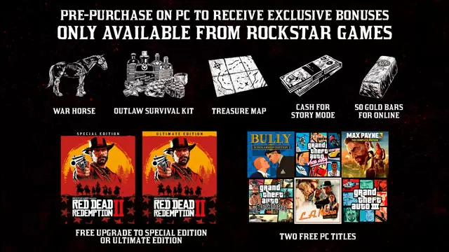 Red Dead Redemption 2 PC Preorder Bonuses Revealed