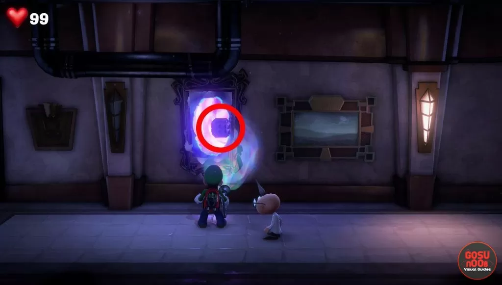 b1 purple gem #5 where to find luigis mansion 3 basement