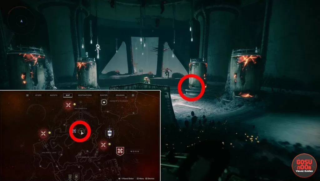 circle of bones dead ghost location together forever destiny 2