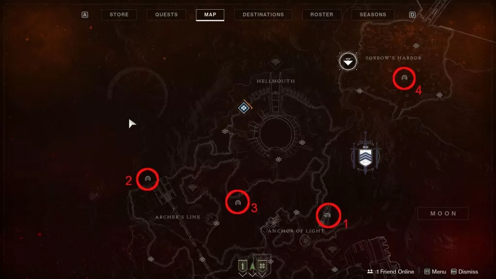 destiny 2 moon lost sector locations