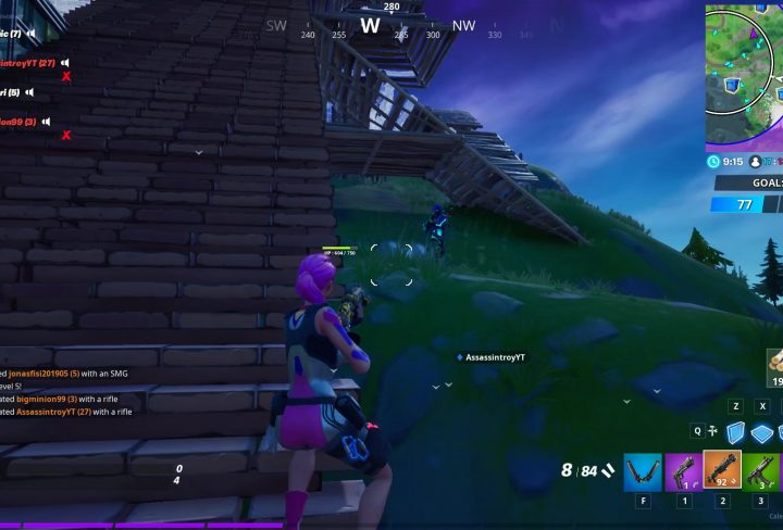 fortnite first game of season all bots