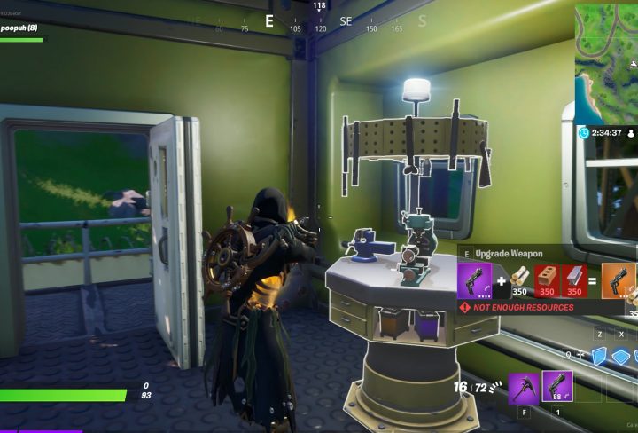 fortnite how to use upgrade bench