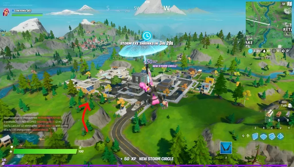 fortnite search hidden f in new world loading screen