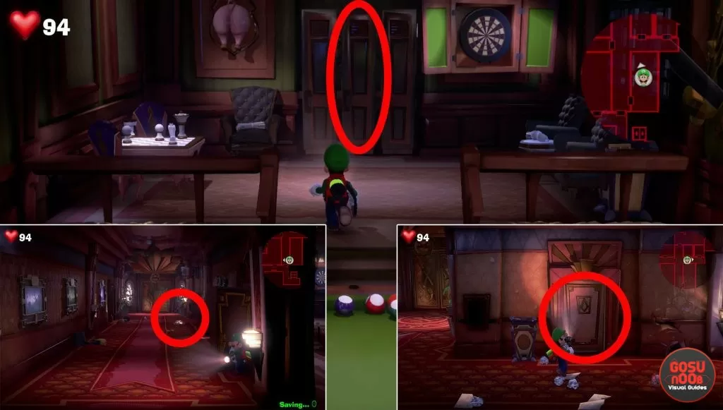 how to catch billiards room mouse luigis mansion 3 rat