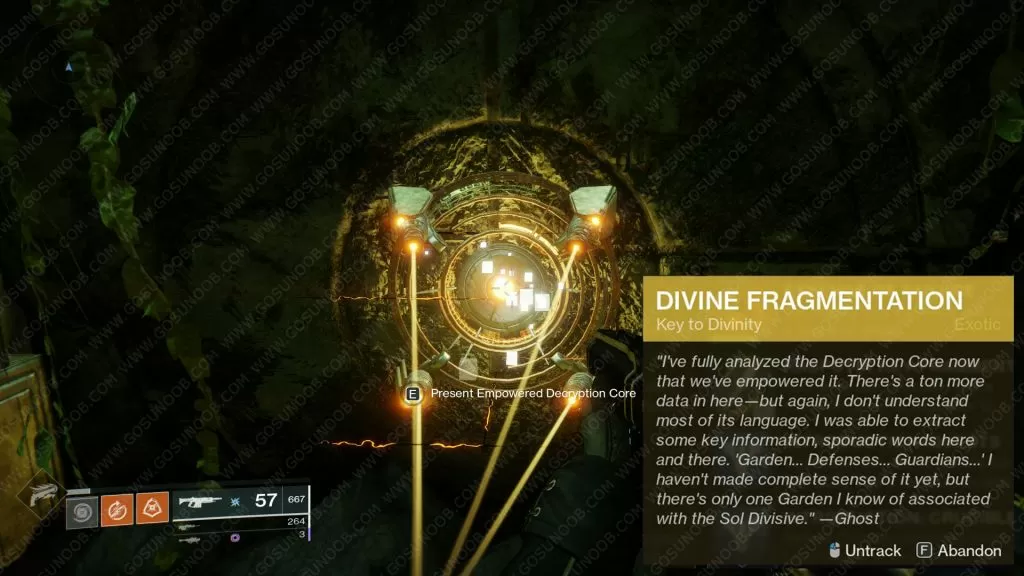 key to divinity divine fragmentation destiny 2