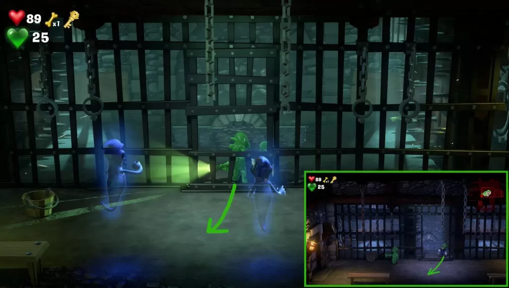 luigi's mansion 3 dungeon key location