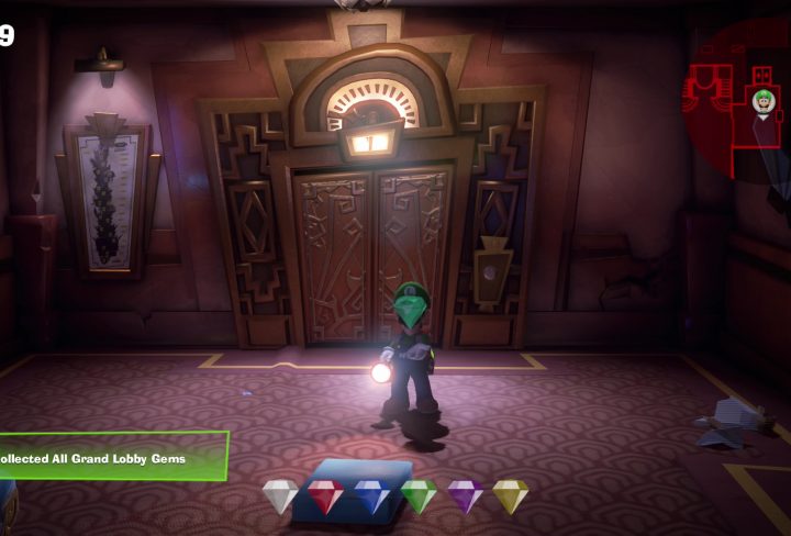 luigi's mansion 3 grand hotel lobby 1f gem locations