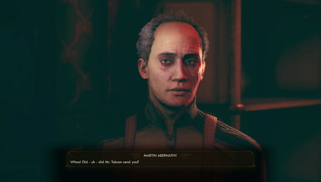 outer worlds give medicine to esther or abernathy