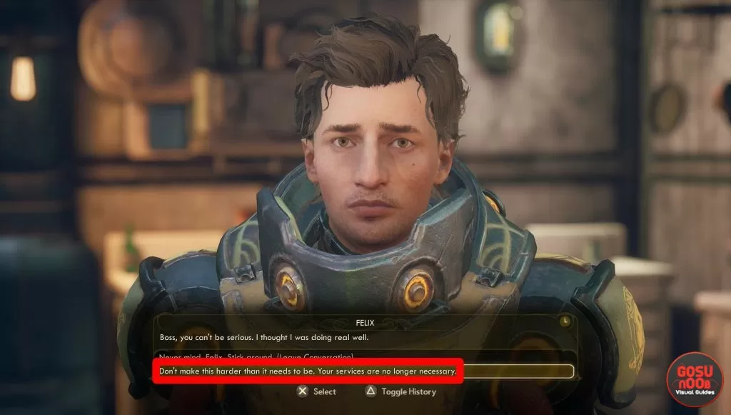 outer worlds how to get rid off companions