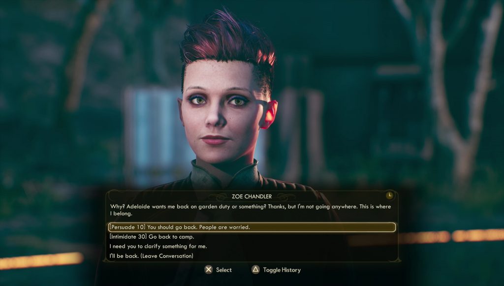 outer worlds zoe bugged few kindred spirits quest