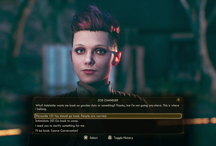 outer worlds zoe bugged few kindred spirits quest