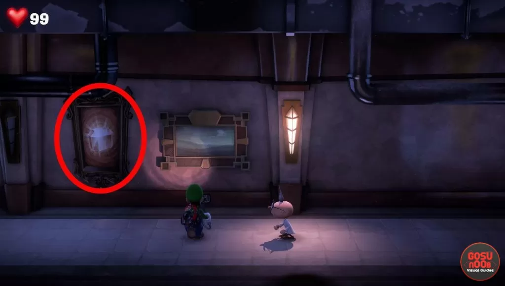 purple gem basement b1 luigis mansion 3 location