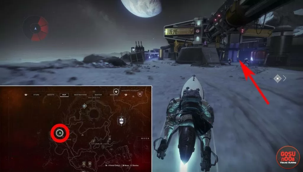 where to find secret emblem orbital cartographer destiny 2