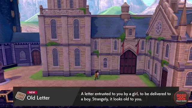 Pokemon Sword & Shield Old Love Letter Frank Location in Ballonlea