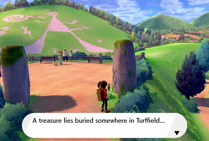 Pokemon Sword & Shield Treasure Map Riddle Solution Turffield Grass Stones