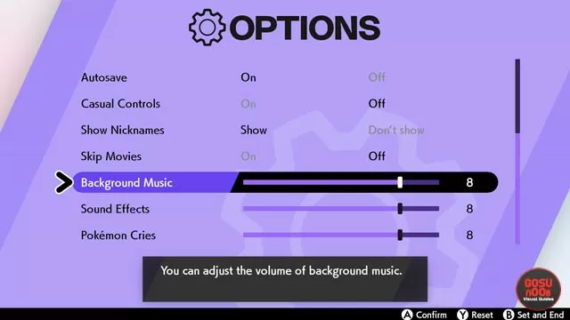 Pokemon Sword & Shield Volume Control Location