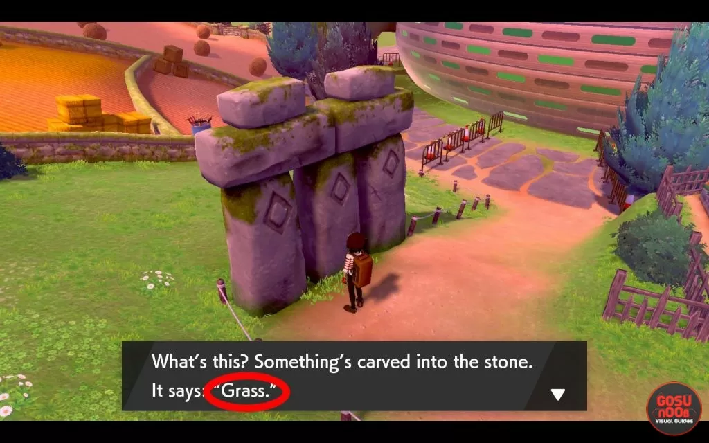 how to solve turffield standing stone treasure riddle pokemon sword shield