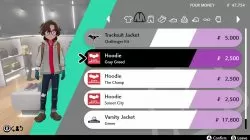 outfits pokemon sword shield how to buy clothes