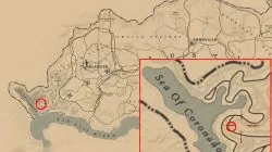 rdr2 elemental trail treasure map location