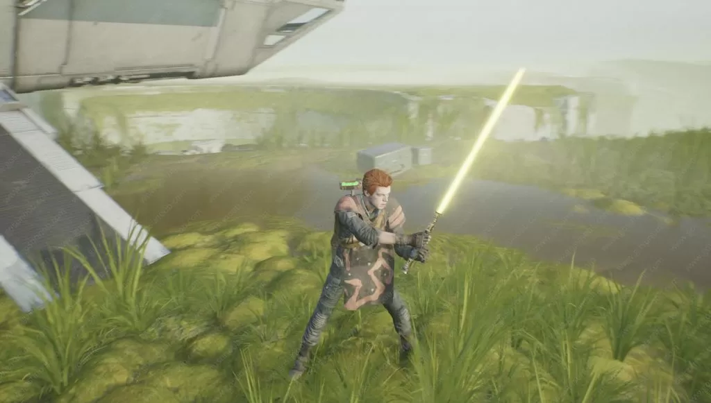 sw jedi fallen order yellow lightsaber