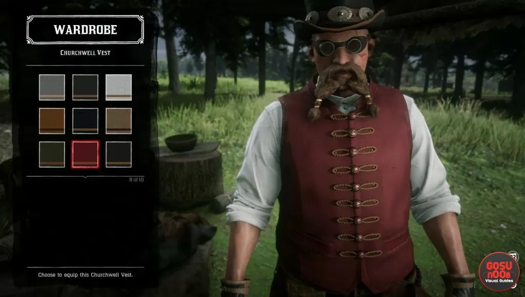 churchwell vest rdr2 online