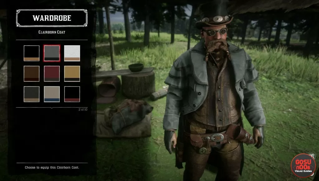 clairborn coat red dead online