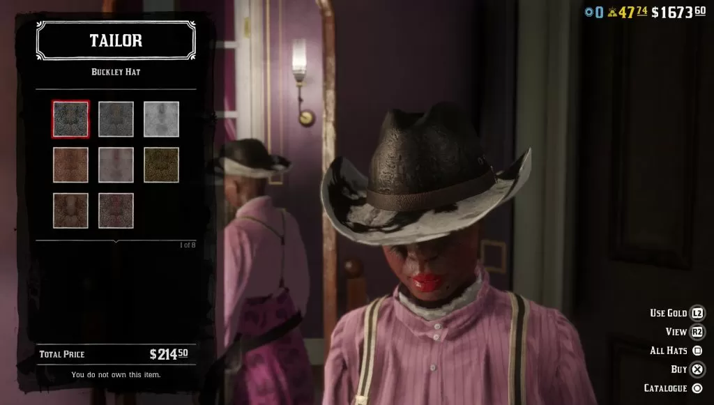 rdr2 buckley hat