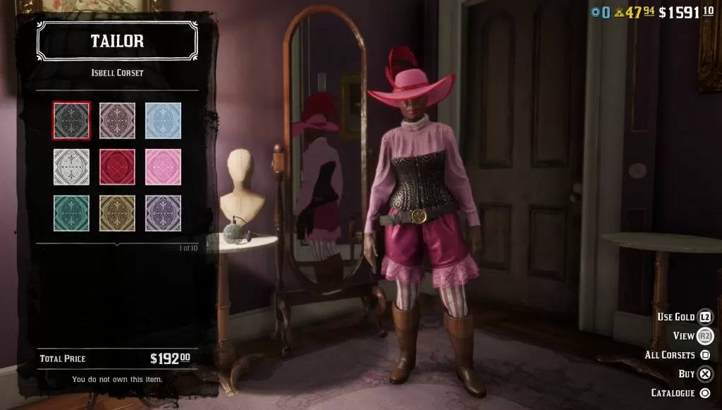 rdr2 isbell corset