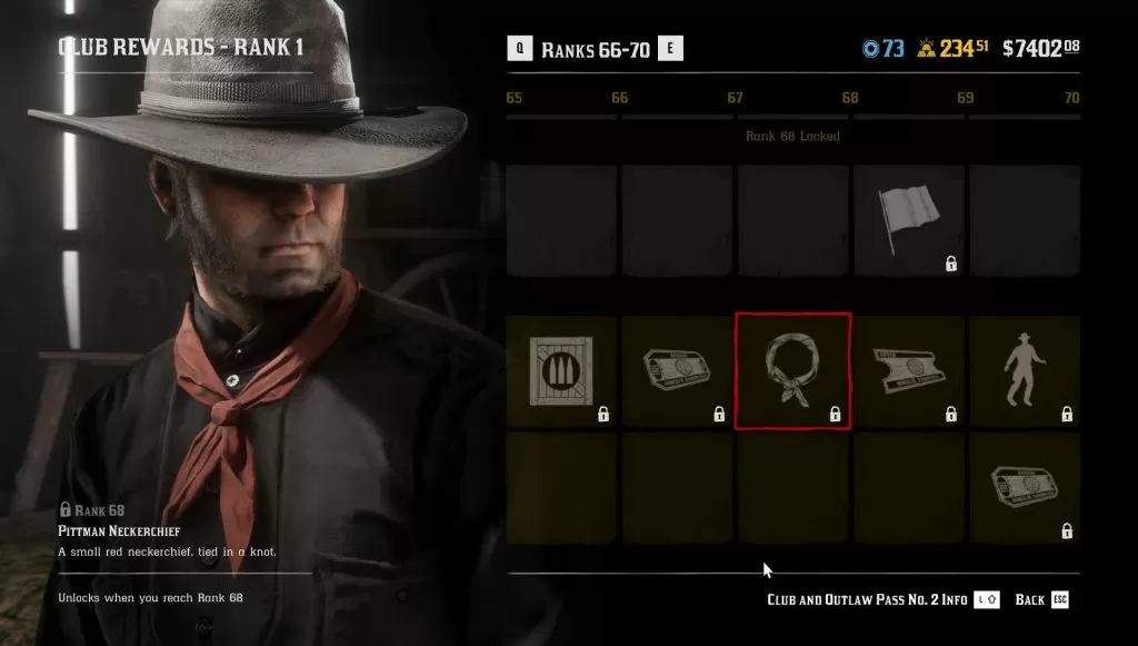 rdr2 online pittman neckerchief