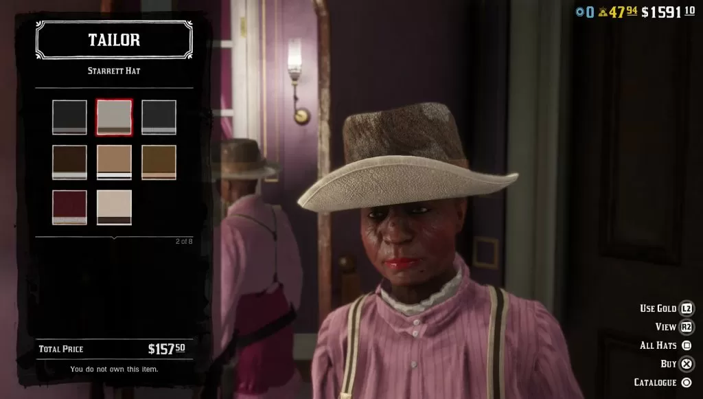 rdr2 online starrett hat