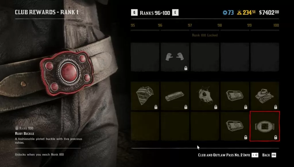 rdr2 ruby buckle