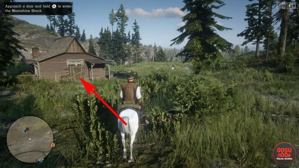 which rdr2 online moonshiners shack to choose best location