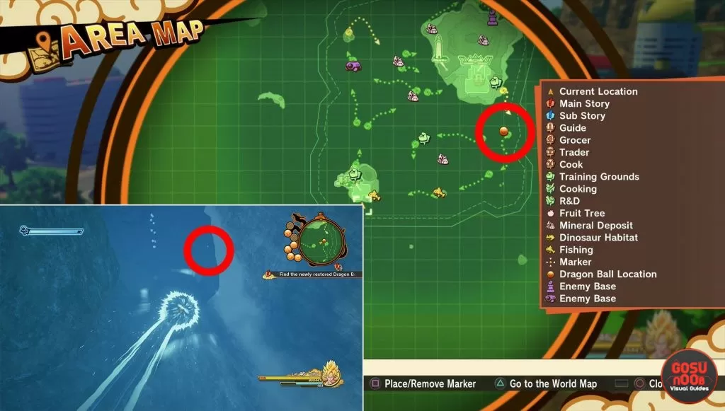 papaya town dragon ball location dbz kakarot