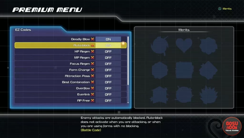 premium menu kh3 remind how to unlock