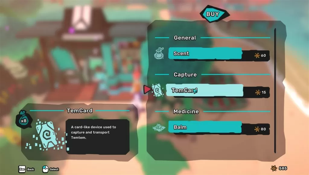 temtem temcards locations