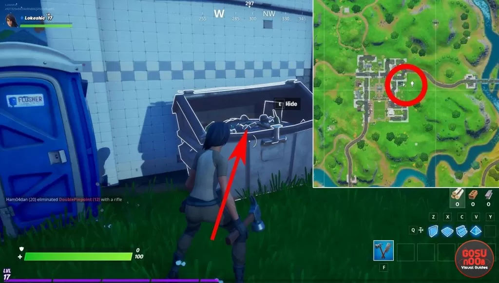 how to hide in fortnite secret passages weekly challenge