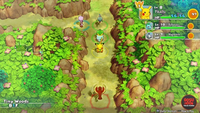 How to Evolve Pokemon in Pokemon Mystery Dungeon Rescue Team DX