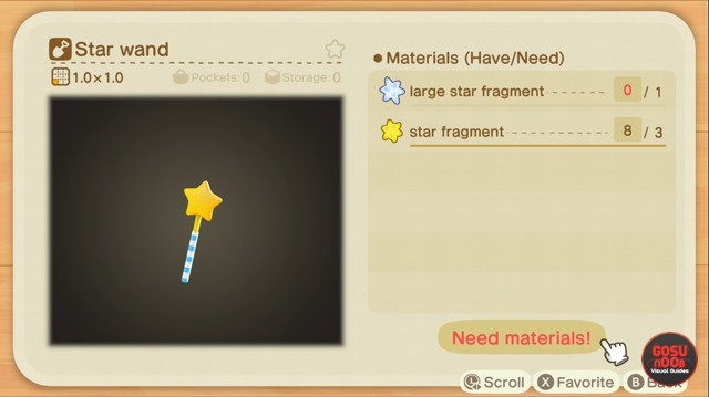 How to Register Outfits for Star Wand in ACNH