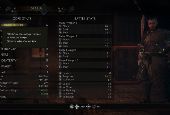 Nioh 2 Reset Skills & Level Guide