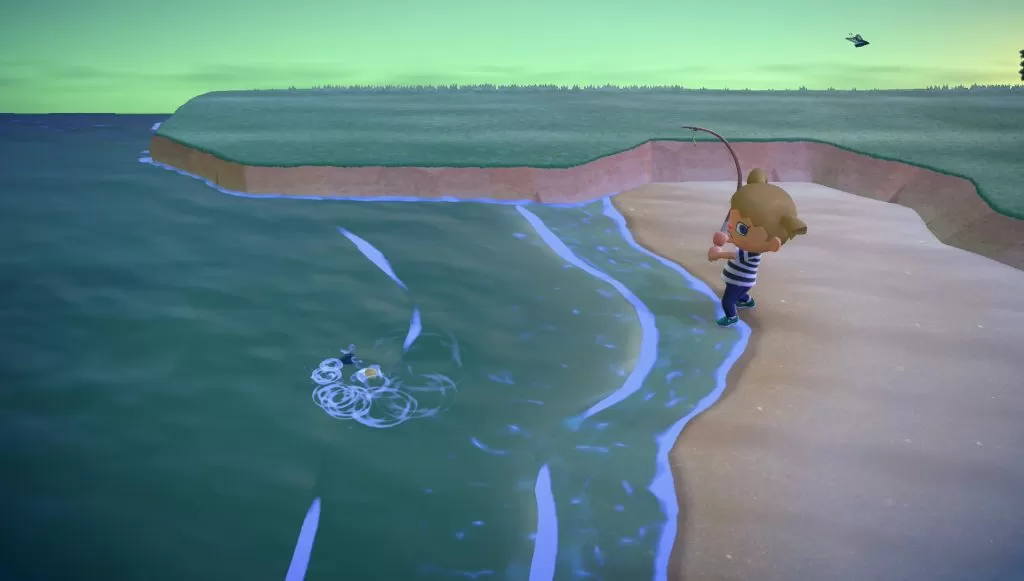 animal crossing new horizons fishing