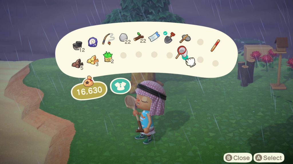 animal crossing new horizons how to reorder pocket inventory