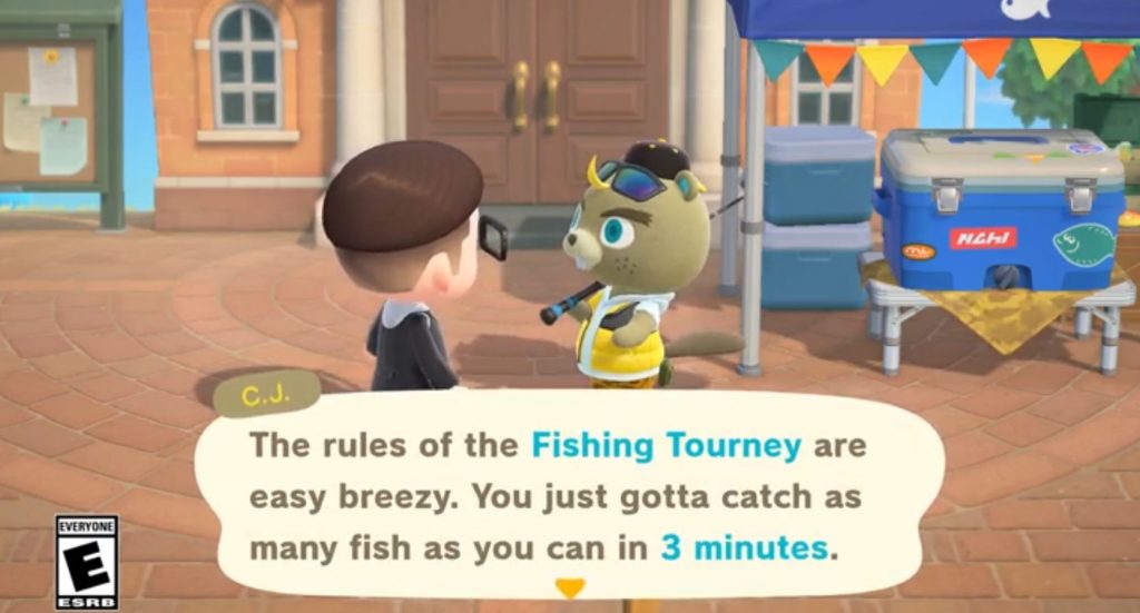 cj appearing time fishing tournament animal crossing new horizons