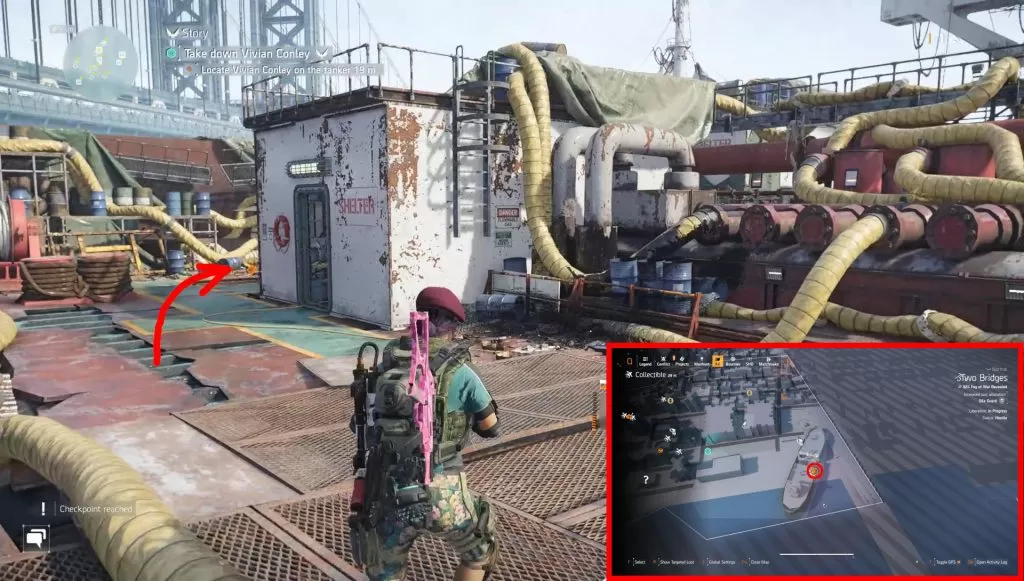 division 2 cleaners key location tanker deck