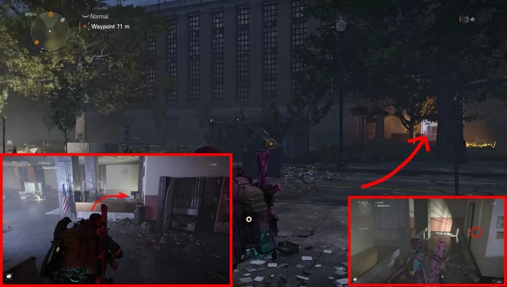 division 2 construction site hunter location