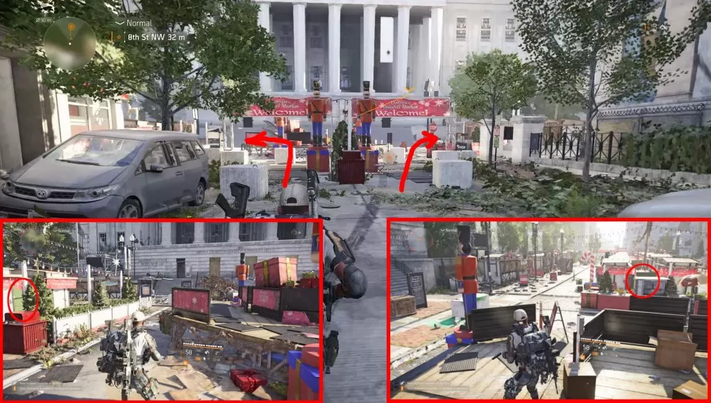 division 2 downtown east hunter location