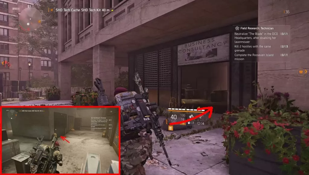 division 2 office two bridges shd tech location