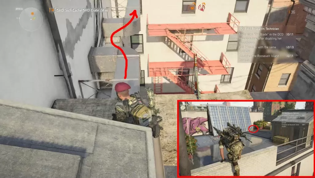 division 2 shd tech two bridges roof